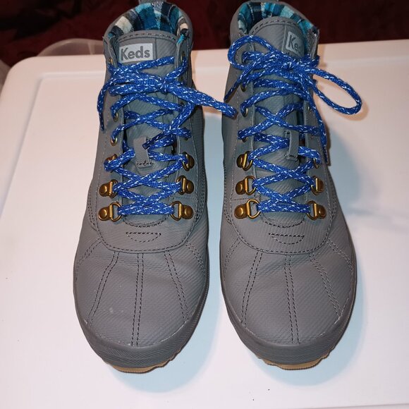 Ked's Women's Water Resistant Grey Rain Shoes Scout II Matte Grey Size 8 - Picture 4 of 9